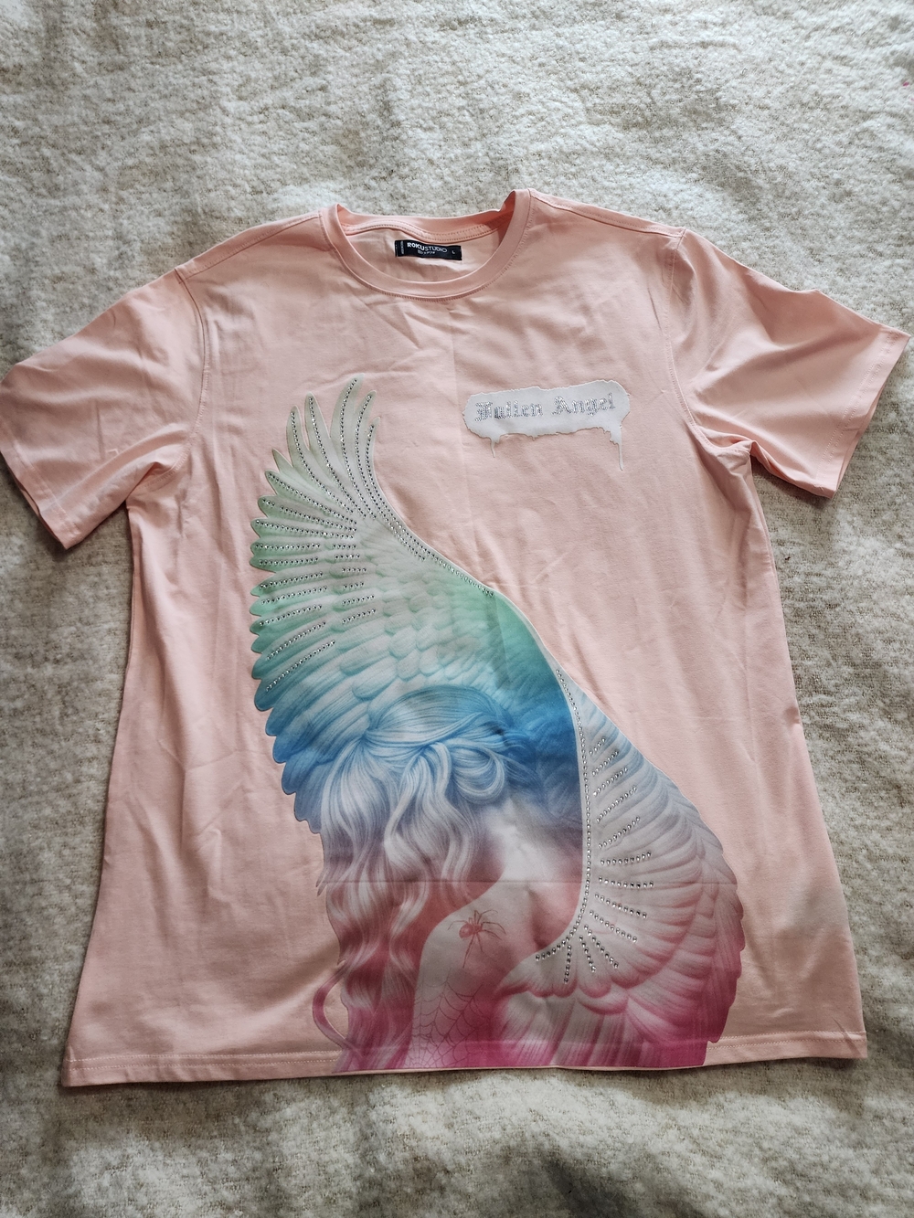 Roku Studio Light Pink Angel Bling Streetwear